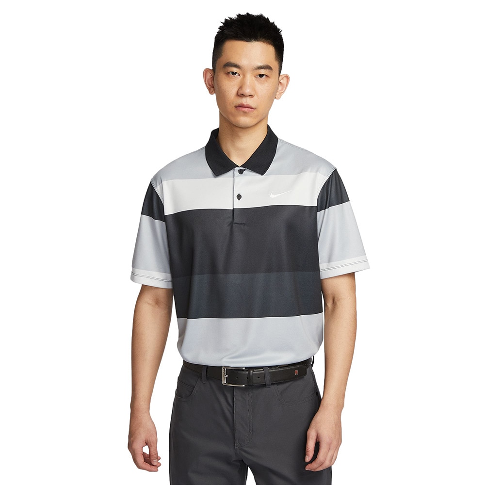 ナイキ（NIKE）（メンズ）ゴルフウェア 速乾 ドライフィット ヴィクトリー+ 半袖ポロシャツ PRT FZ7449-010