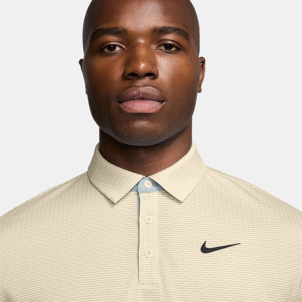 ナイキ（NIKE）（メンズ）ゴルフウェア 速乾 ドライフィット TOUR テクスチャード 半袖ポロシャツ FZ7531-110
