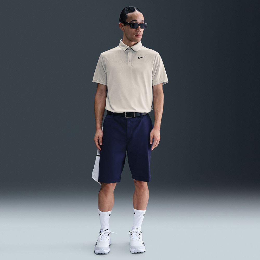 ナイキ（NIKE）（メンズ）ゴルフウェア 速乾 ドライフィット TOUR テクスチャード 半袖ポロシャツ FZ7531-110