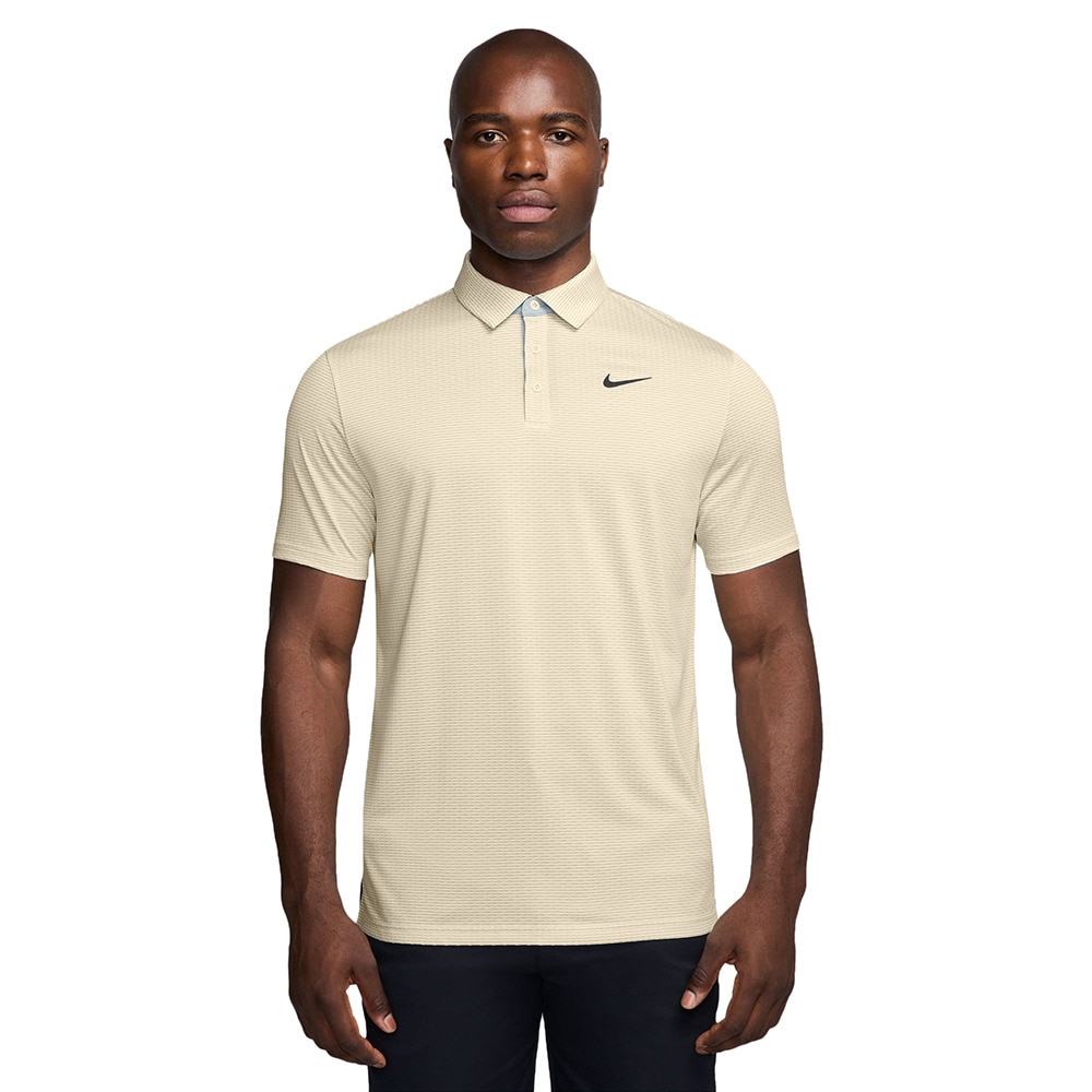 ナイキ（NIKE）（メンズ）ゴルフウェア 速乾 ドライフィット TOUR テクスチャード 半袖ポロシャツ FZ7531-110