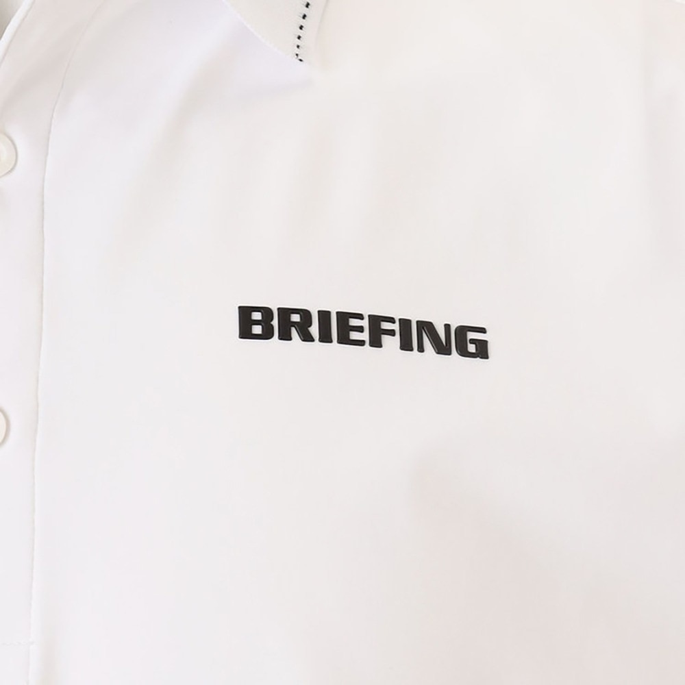 ブリーフィング（BRIEFING）（メンズ）ゴルフウェア 接触冷感 エンボスロゴ 半袖ポロシャツ RF BRG251M41-000