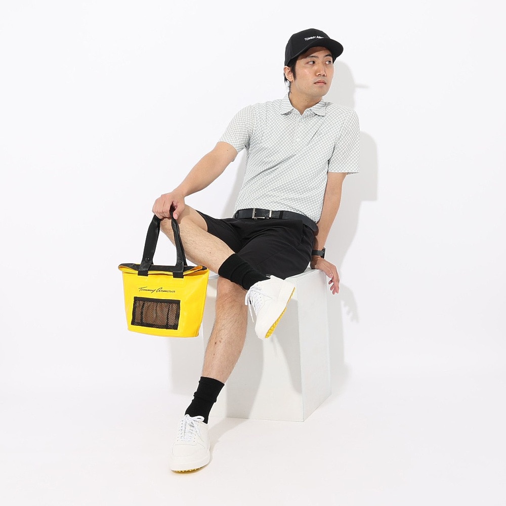 トミーアーマー（Tommy Armour）（メンズ）ゴルフウェア 吸汗速乾 半袖 ポロシャツ T37M80 プリント2 TAMR25S030010 LGRY