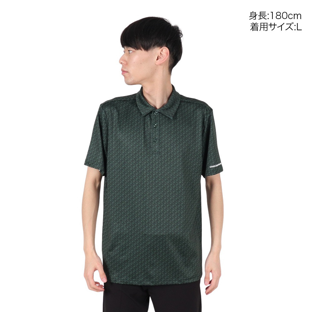 クロススポーツウエア（Cross Sportswear）（メンズ）ゴルフウェア AUSTIN ポロシャツ GRN