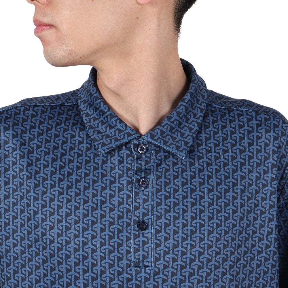 クロススポーツウエア（Cross Sportswear）（メンズ）ゴルフウェア AUSTIN ポロシャツ GRY