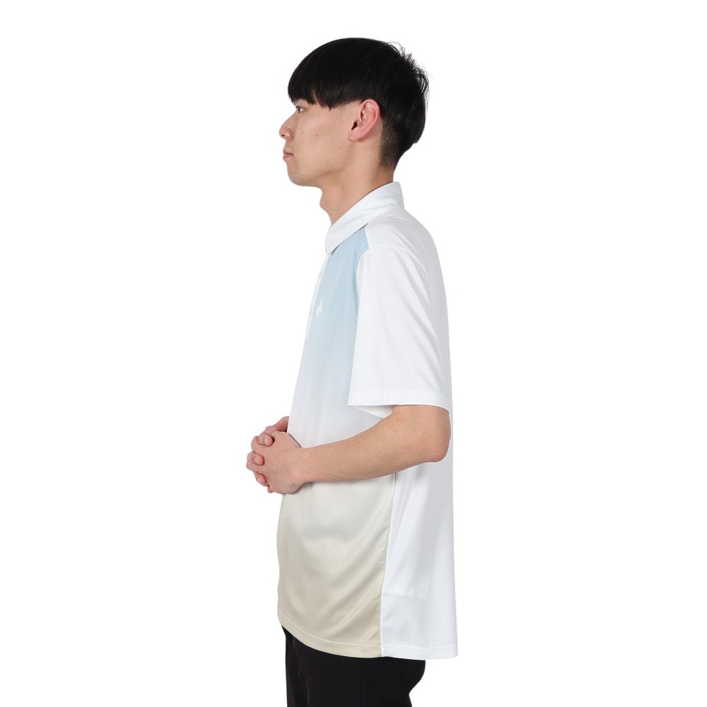 クロススポーツウエア（Cross Sportswear）（メンズ）ゴルフウェア BRENDON ポロシャツ WHT