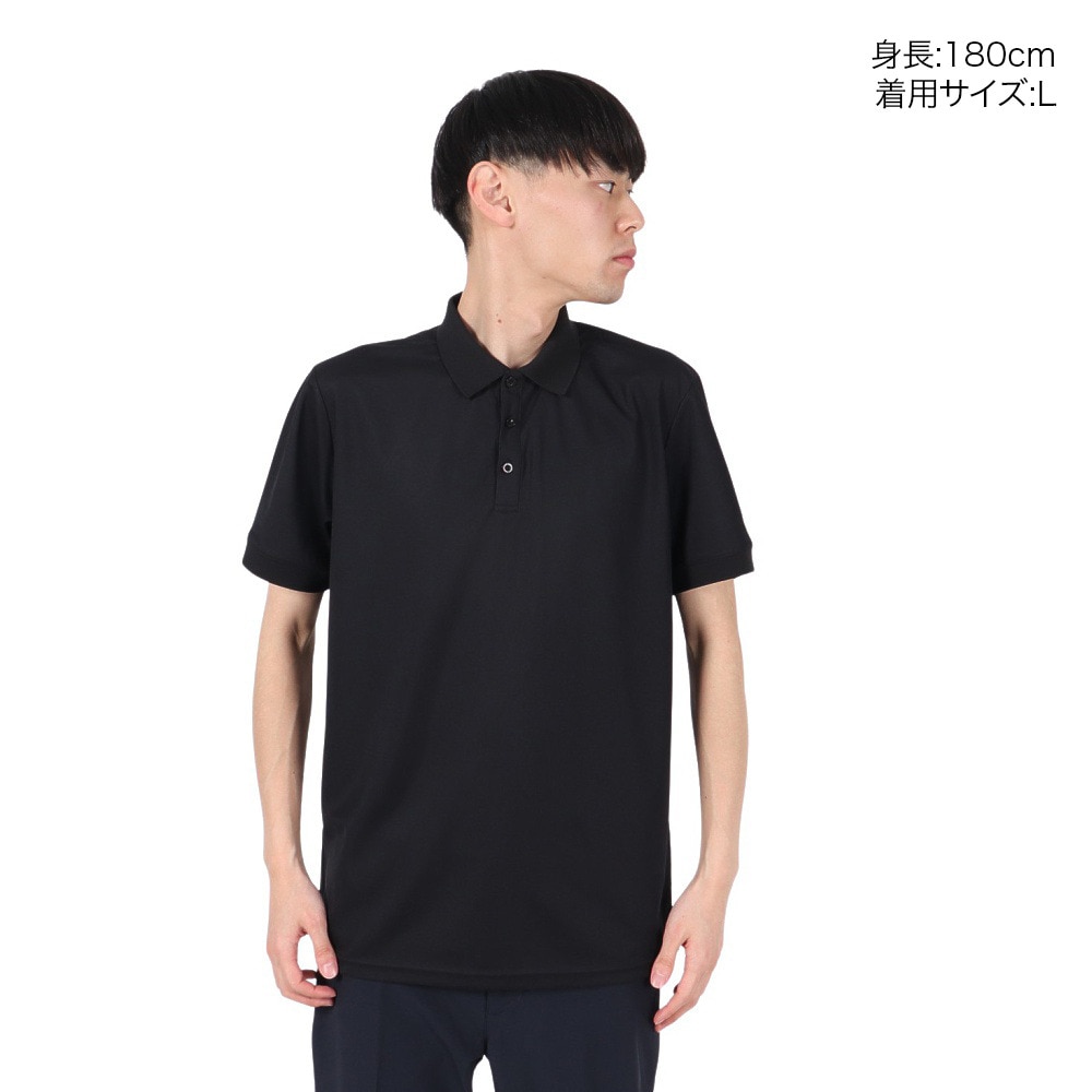 クロススポーツウエア（Cross Sportswear）（メンズ）ゴルフウェア BRIAN ポロシャツ BLK