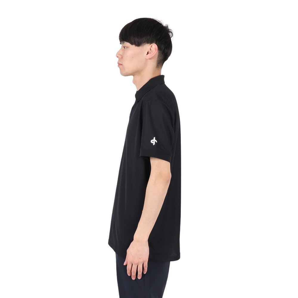 クロススポーツウエア（Cross Sportswear）（メンズ）ゴルフウェア BRIAN ポロシャツ BLK