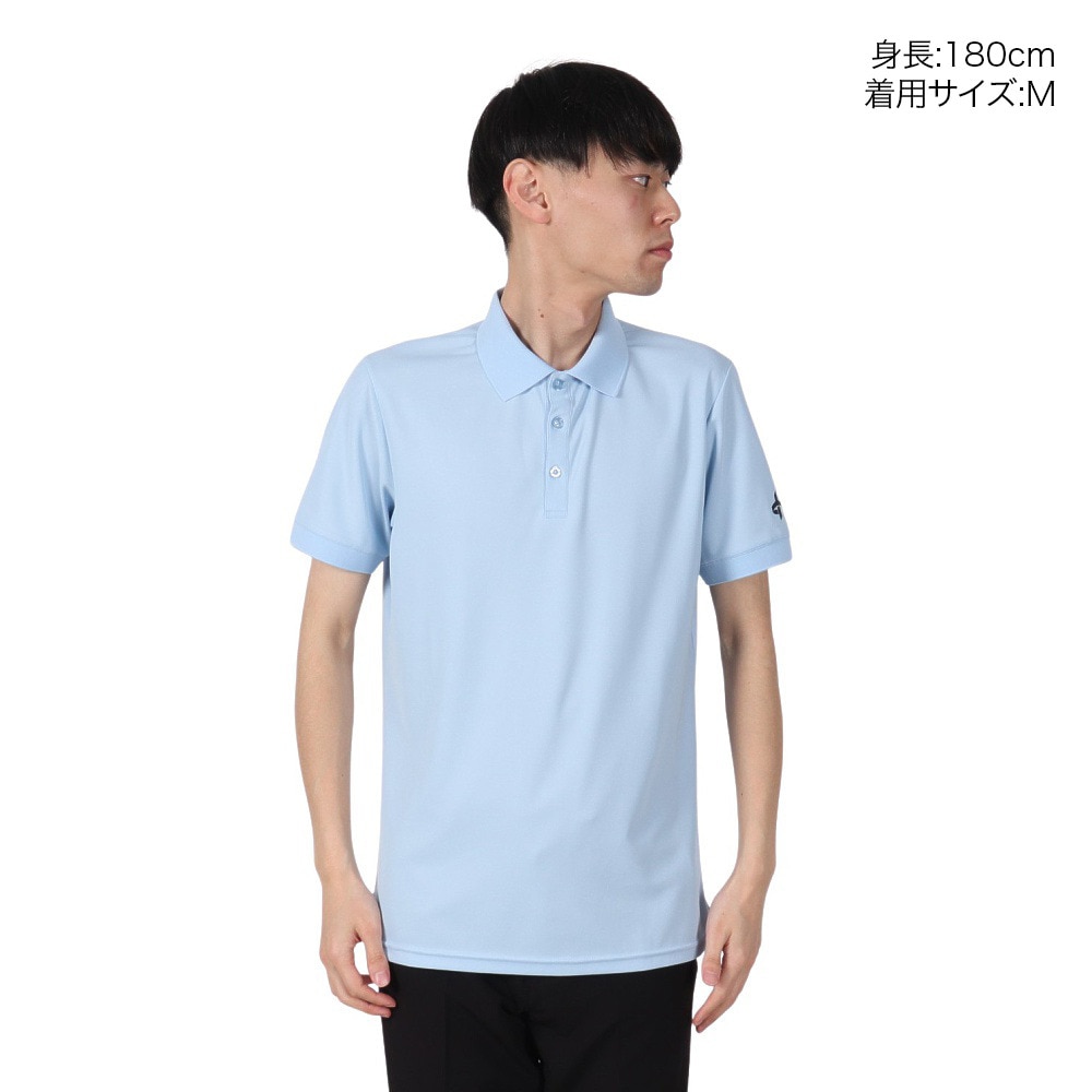 クロススポーツウエア（Cross Sportswear）（メンズ）ゴルフウェア BRIAN ポロシャツ BLU