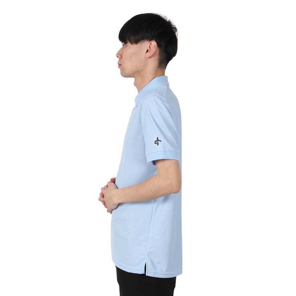 クロススポーツウエア（Cross Sportswear）（メンズ）ゴルフウェア BRIAN ポロシャツ BLU