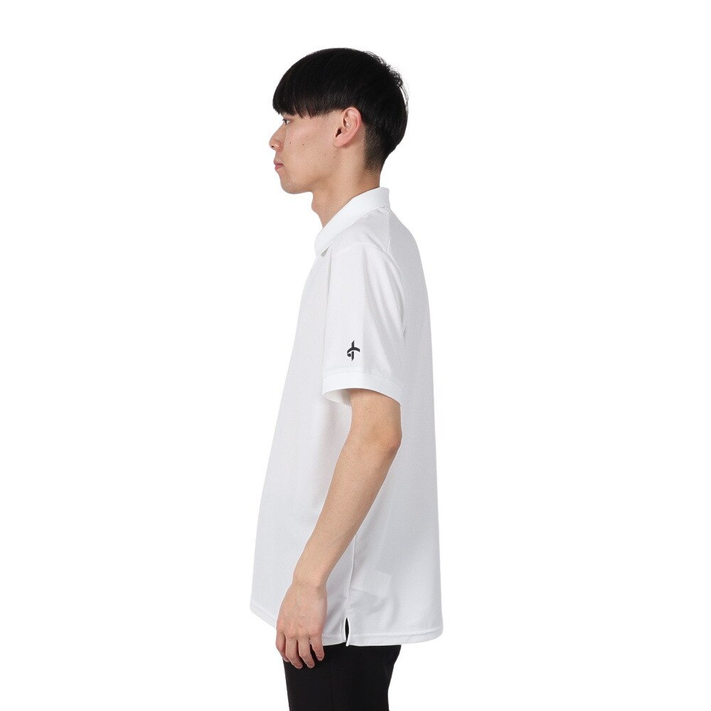 クロススポーツウエア（Cross Sportswear）（メンズ）ゴルフウェア BRIAN ポロシャツ WHT