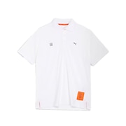 (メンズ)ゴルフウェア PUMA x FFTK ビッグ レーベル 半袖 ポロシャツ 633661-03