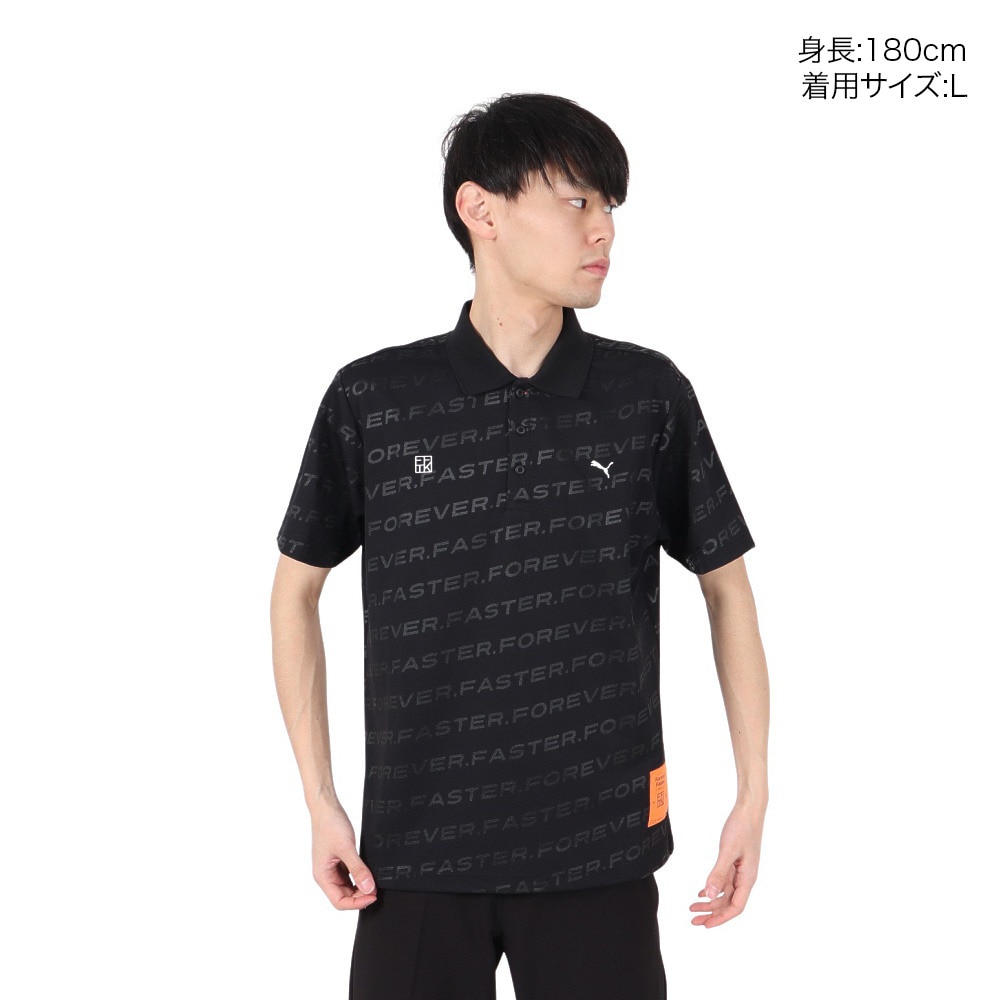 プーマ（PUMA）（メンズ）ゴルフウェア PUMA × FFTK 半袖ポロシャツ 633663-01
