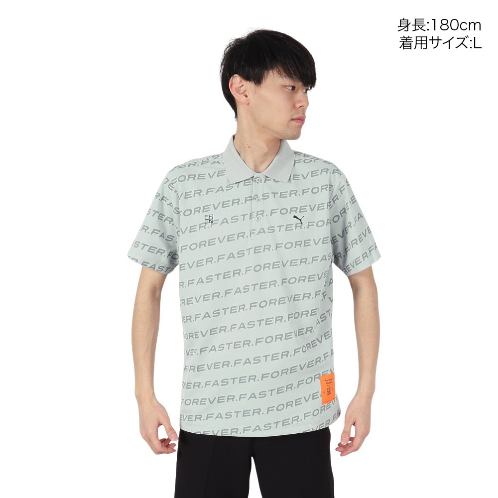 プーマ（PUMA）（メンズ）ゴルフウェア PUMA × FFTK 半袖ポロシャツ 633663-02