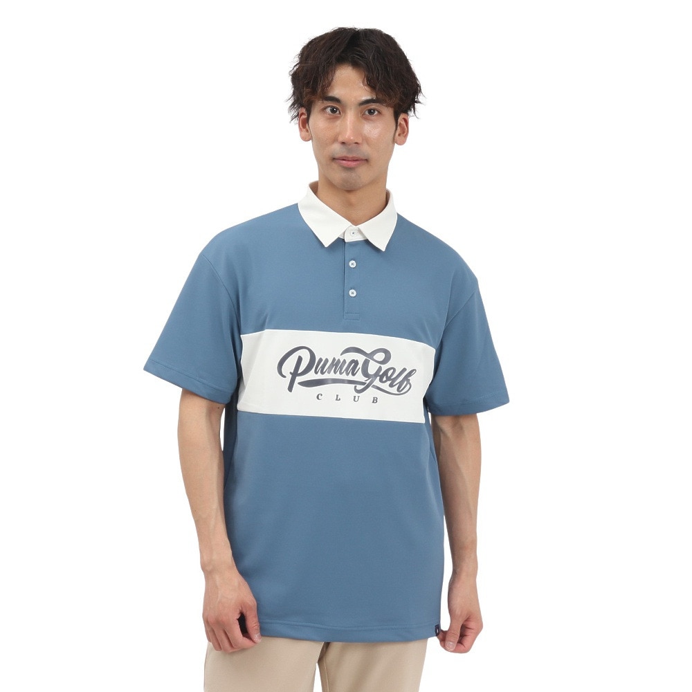 プーマ（PUMA）（メンズ）ゴルフウェア 吸汗速乾 半袖 ポロシャツ 635491-03