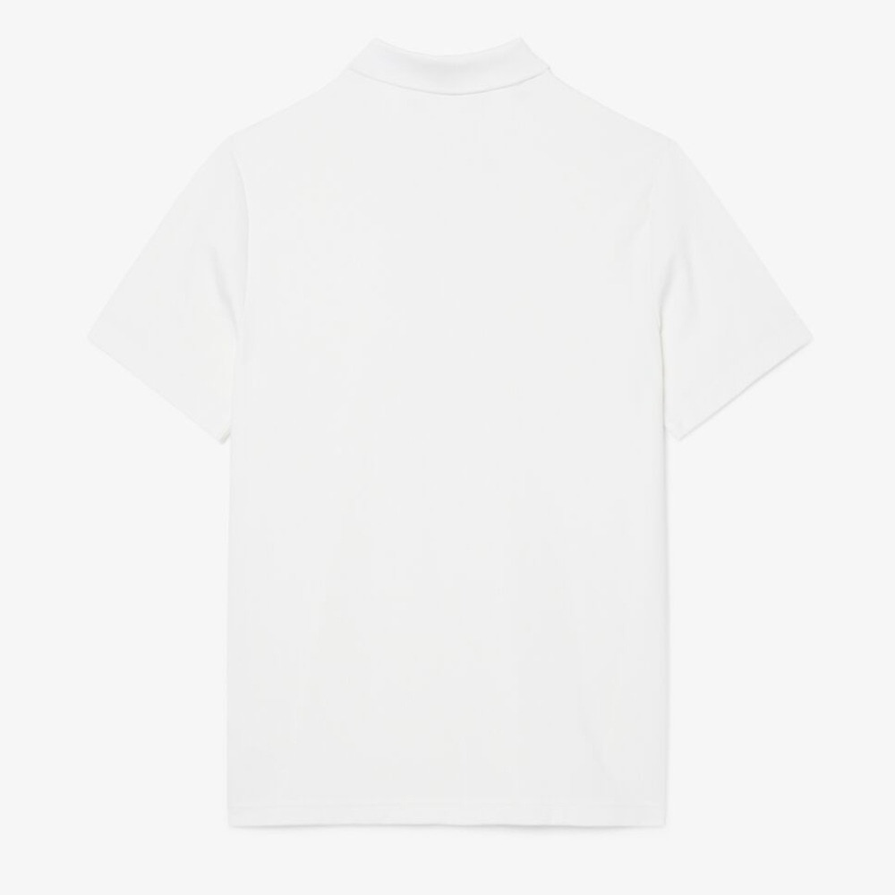 ラコステ（LACOSTE）（メンズ）ゴルフウェア カラーワニロゴパッチ 半袖 ポロシャツ DH2341-99001
