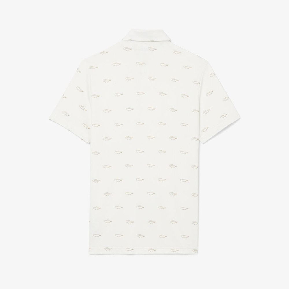 ラコステ（LACOSTE）（メンズ）ゴルフウェア ミニマム総柄プリントゴルフポロシャツ DH5175-104KF