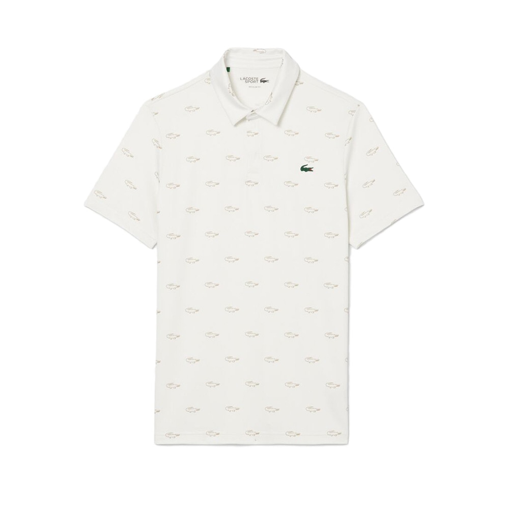 ラコステ（LACOSTE）（メンズ）ゴルフウェア ミニマム総柄プリントゴルフポロシャツ DH5175-104KF