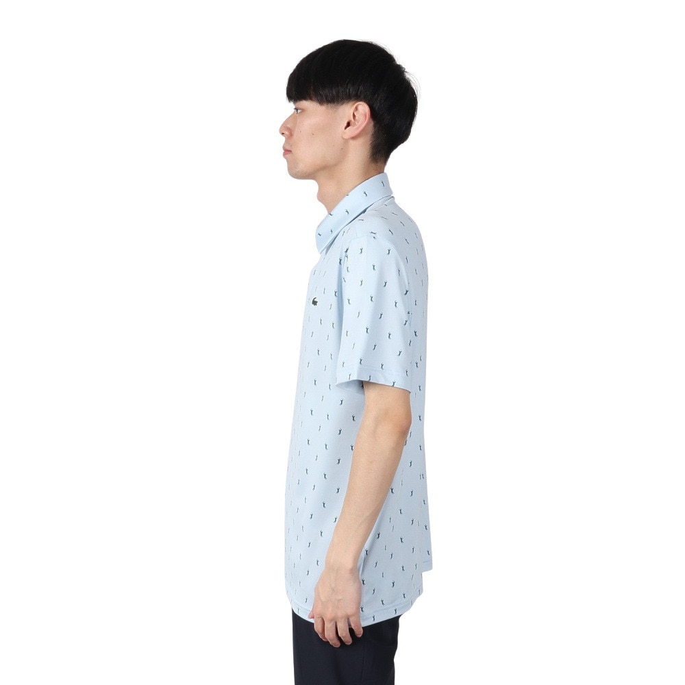 ラコステ（LACOSTE）（メンズ）ゴルフウェア ミニマム総柄プリント ポロシャツ DH5175-10EPI