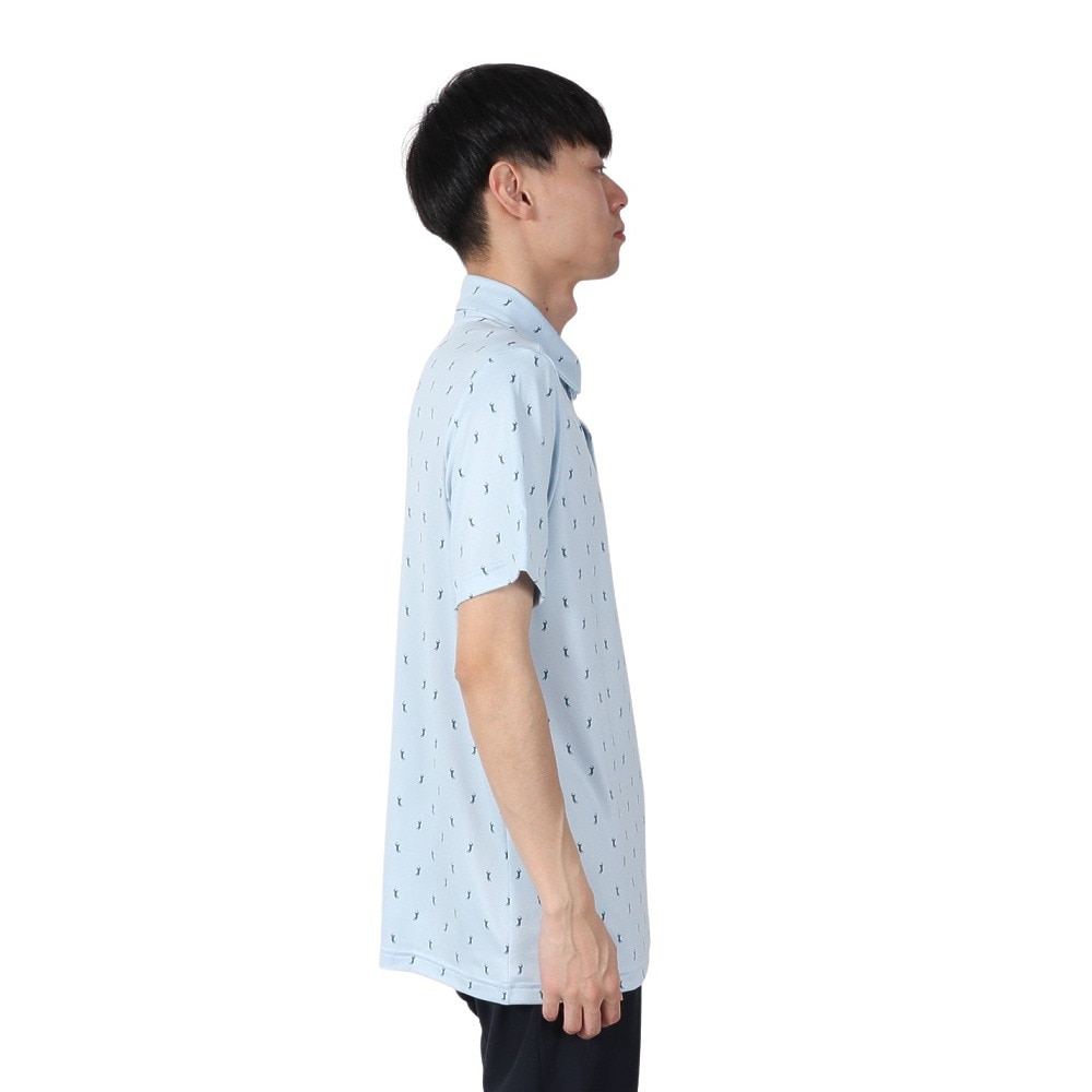 ラコステ（LACOSTE）（メンズ）ゴルフウェア ミニマム総柄プリント ポロシャツ DH5175-10EPI