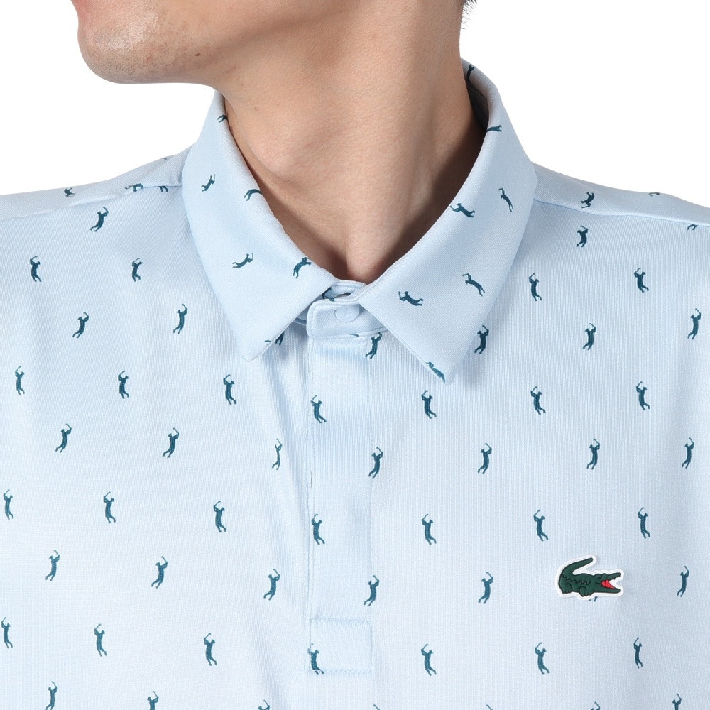 ラコステ（LACOSTE）（メンズ）ゴルフウェア ミニマム総柄プリント ポロシャツ DH5175-10EPI