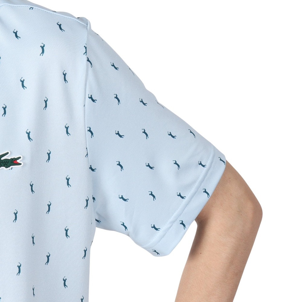 ラコステ（LACOSTE）（メンズ）ゴルフウェア ミニマム総柄プリント ポロシャツ DH5175-10EPI
