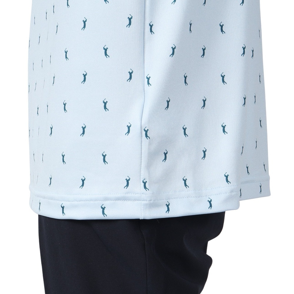 ラコステ（LACOSTE）（メンズ）ゴルフウェア ミニマム総柄プリント ポロシャツ DH5175-10EPI