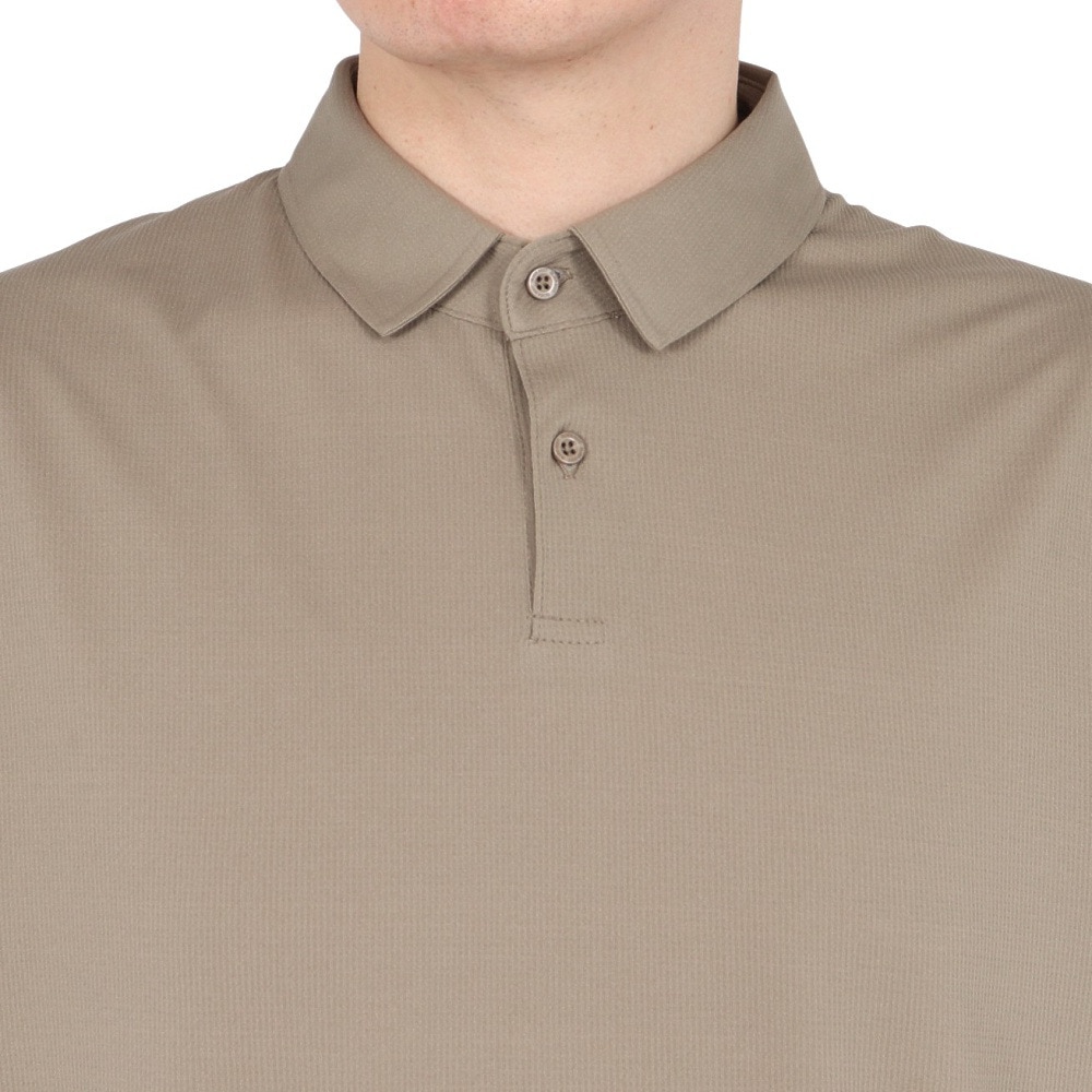 シルバースコット845（SILVERSCOTT845）（メンズ）ゴルフウェア 吸水速乾 WAFFLE POLO 半袖 ポロシャツ SS25SST005 BEG