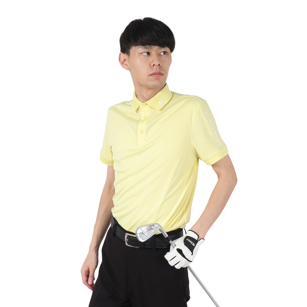 J.LINDEBERG（メンズ）ゴルフウェア 半袖ポロシャツ B-Tour Tech スリムフィット 071-21340-031-B