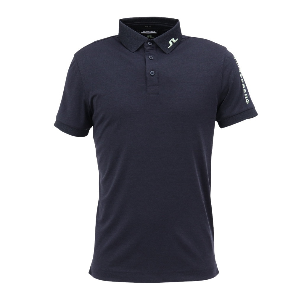 J.LINDEBERG（メンズ）ゴルフウェア 半袖ポロシャツ B-Tour Tech スリムフィット 071-21340-099-B