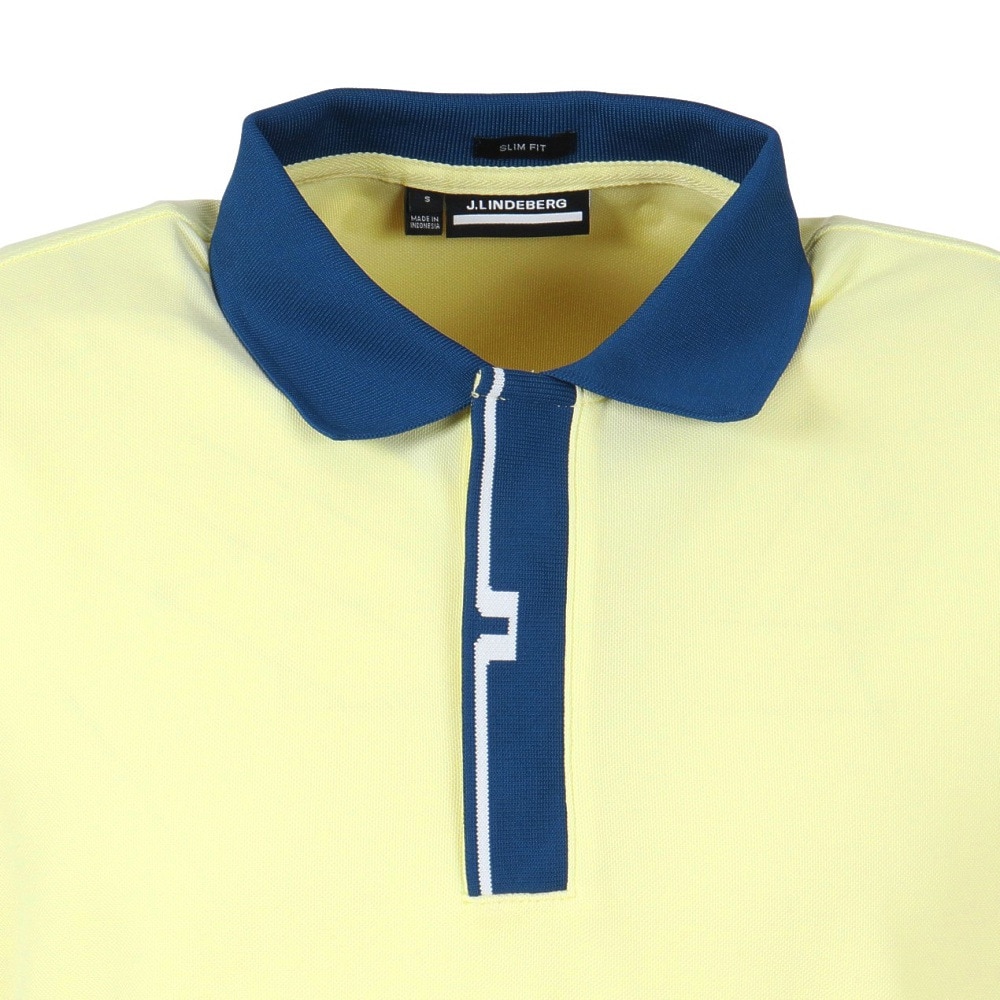 J.LINDEBERG（メンズ）ゴルフウェア B-Bay Slim ポロシャツ 071-21446-031-B