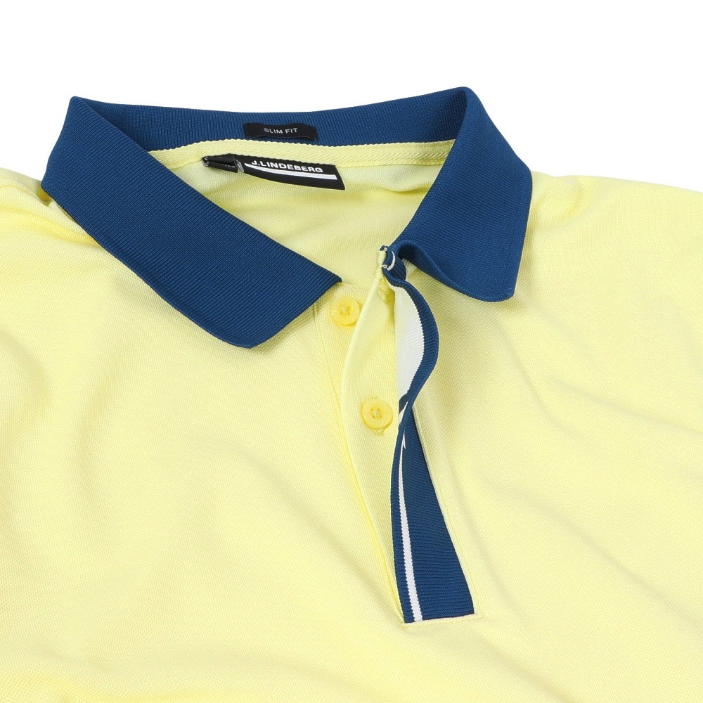 J.LINDEBERG（メンズ）ゴルフウェア B-Bay Slim ポロシャツ 071-21446-031-B