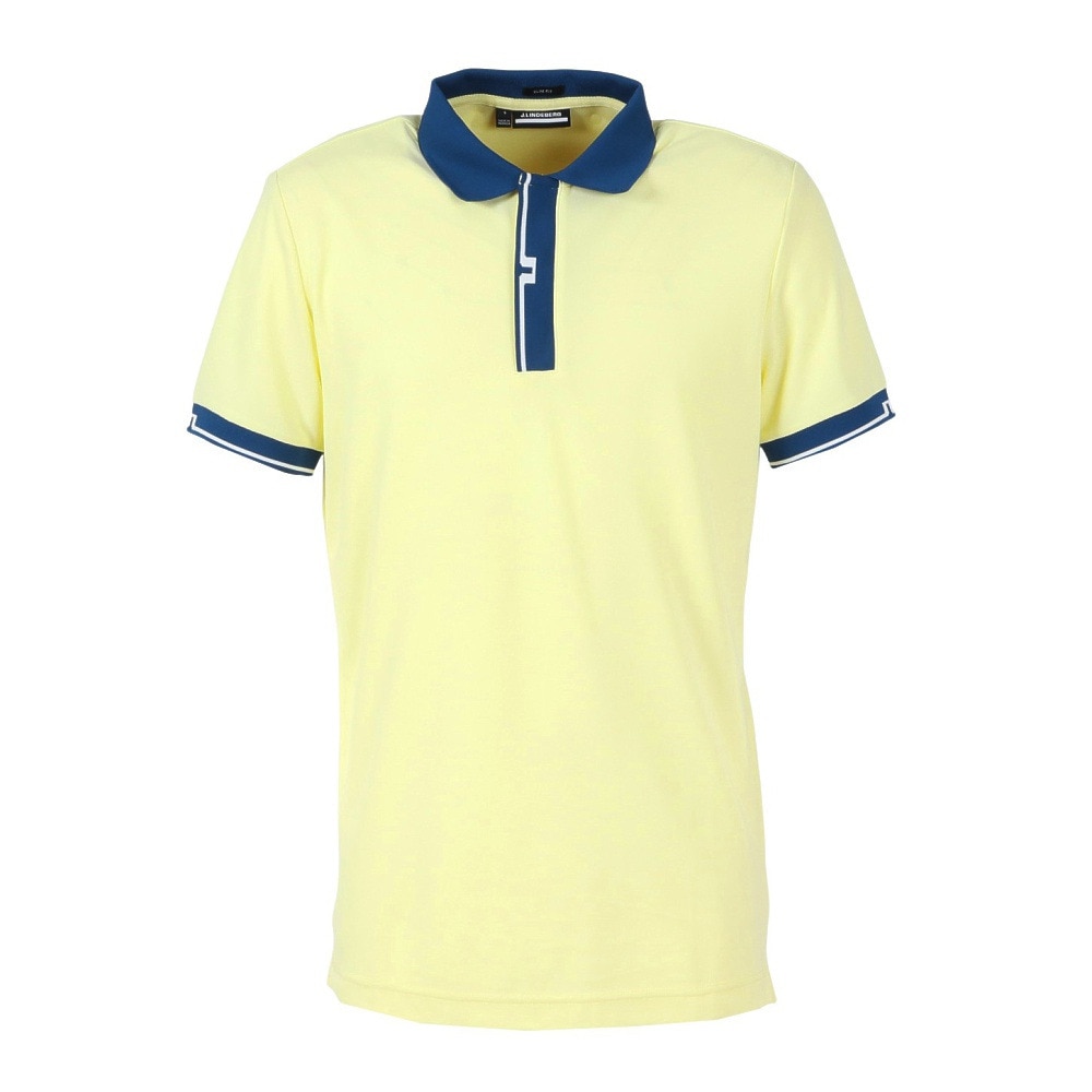 J.LINDEBERG（メンズ）ゴルフウェア B-Bay Slim ポロシャツ 071-21446-031-B