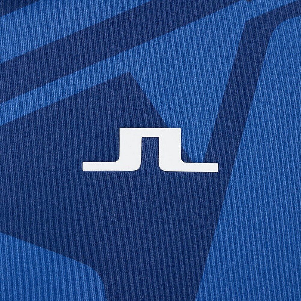 J.LINDEBERG（J.LINDEBERG）（メンズ）ゴルフウェア Alois Print Polo グラフィック柄 半袖ポロシャツ USA GOLF COLLECTION 071-21750-096