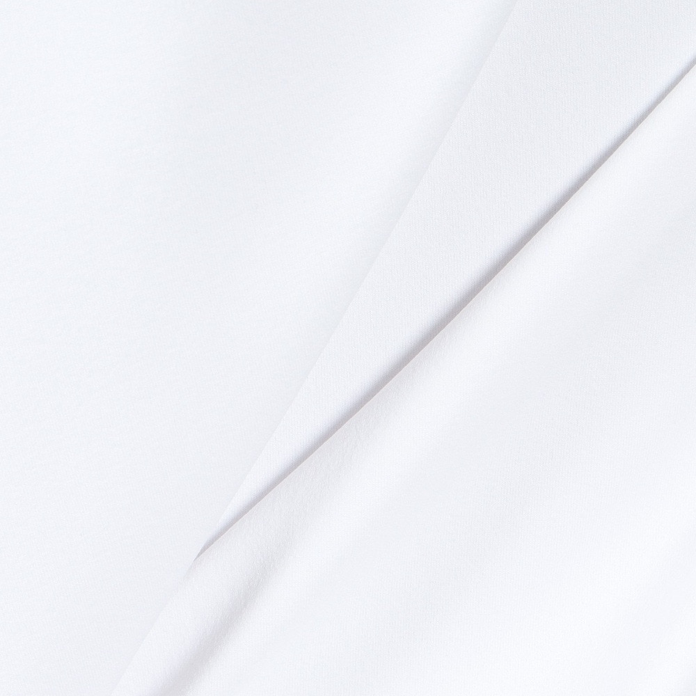 リュクスエイケイエムプラス（LUXEAKMPLUS）（メンズ）ゴルフウェア ヘムロゴ 半袖ポロシャツ LAH-25003white