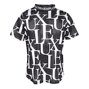 (メンズ)ゴルフウェア 総柄半袖モックネックTシャツ LAT-25004