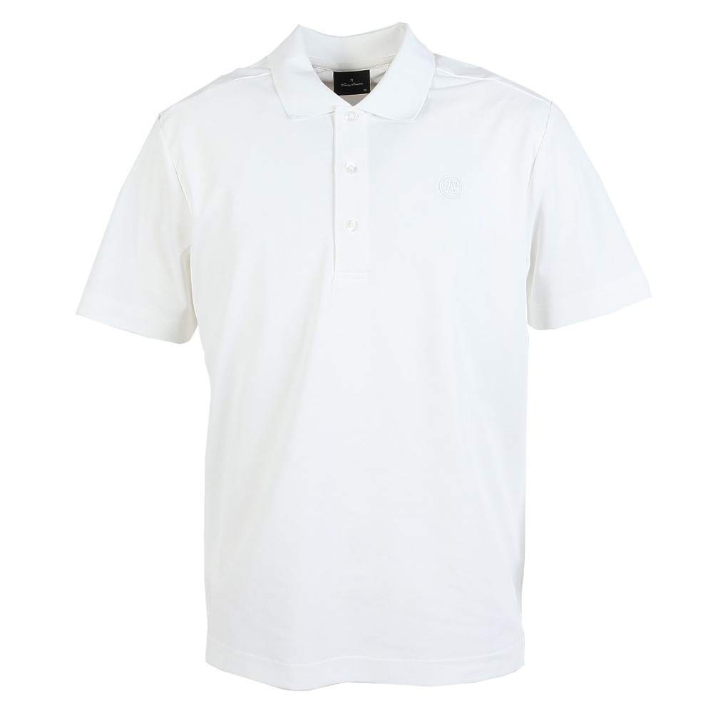 トミーアーマー（Tommy Armour）（メンズ）ゴルフウェア 防虫プリントポロシャツ TAJMV25S030012 WHT
