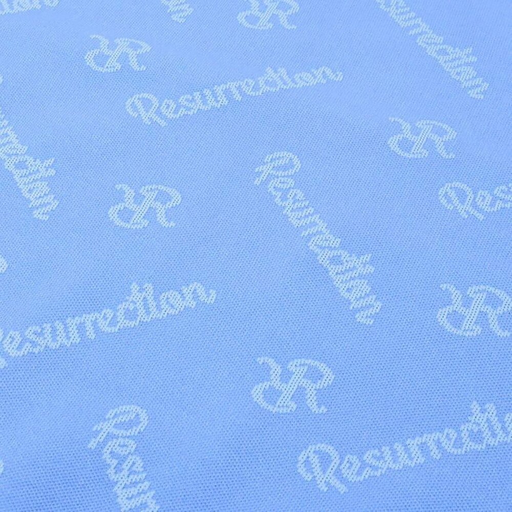 レザレクション（Resurrection）（メンズ）ゴルフウェア モノグラムニットポロシャツ BE12KNPS09-M