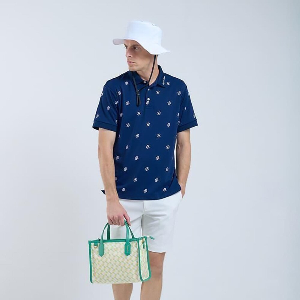 レザレクション（Resurrection）（メンズ）ゴルフウェア RR EBD ポロシャツ RELAX FIT BE12PS14-M