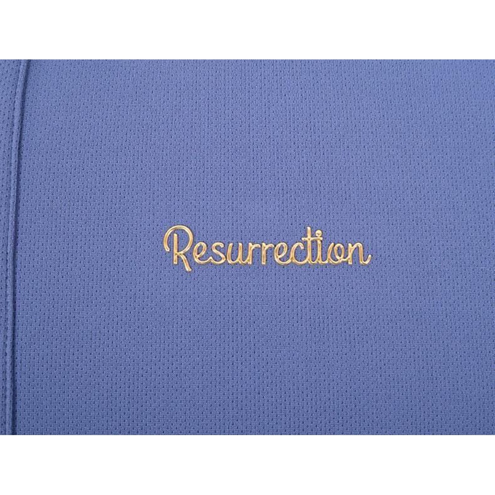 レザレクション（Resurrection）（メンズ）ゴルフウェア バックGMワイドポロシャツ BE12PS20-M