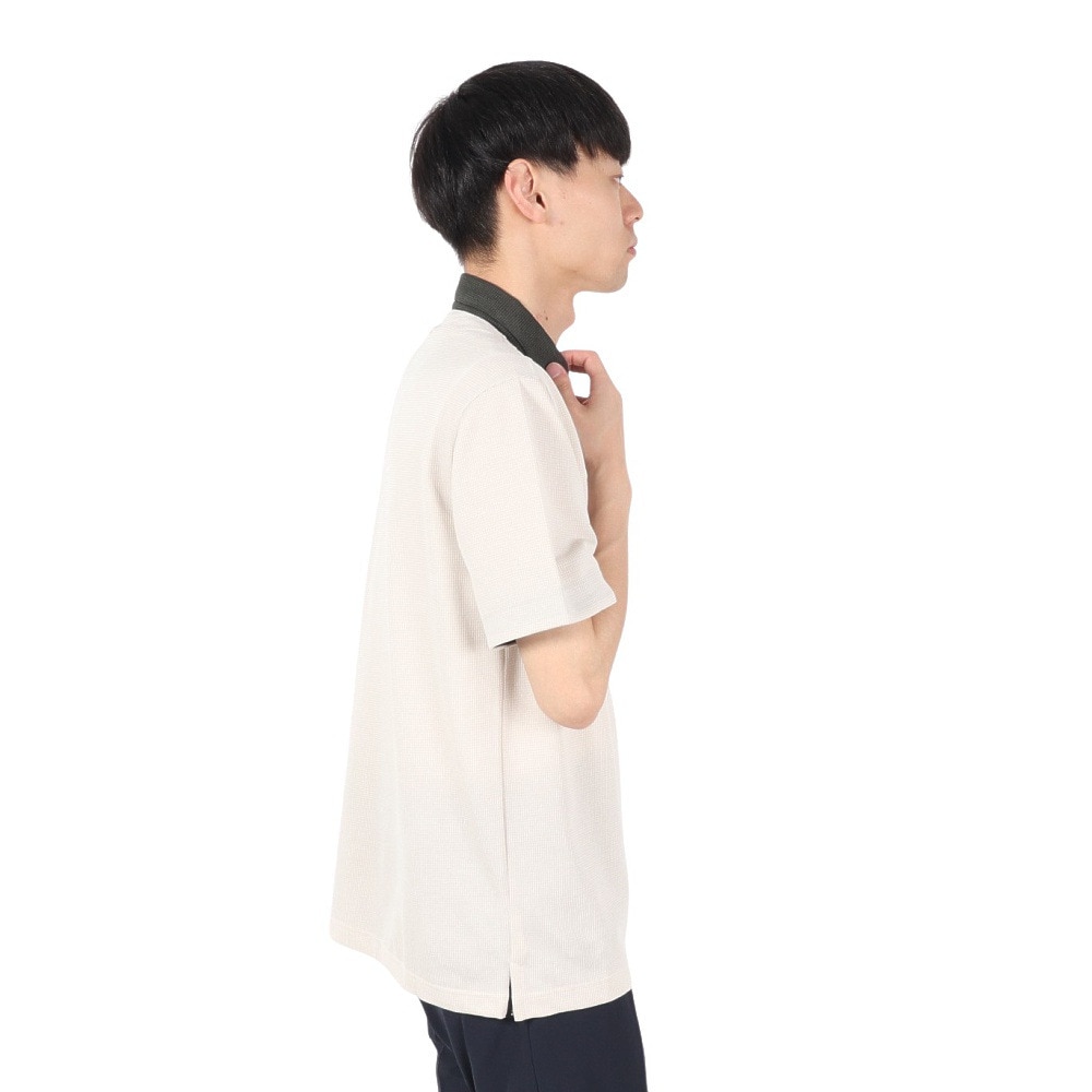 トラヴィスマシュー（Travis Mathew）（メンズ）ゴルフウェア 半袖 ハウンドトゥース ポロシャツ 7AM053-2LKH