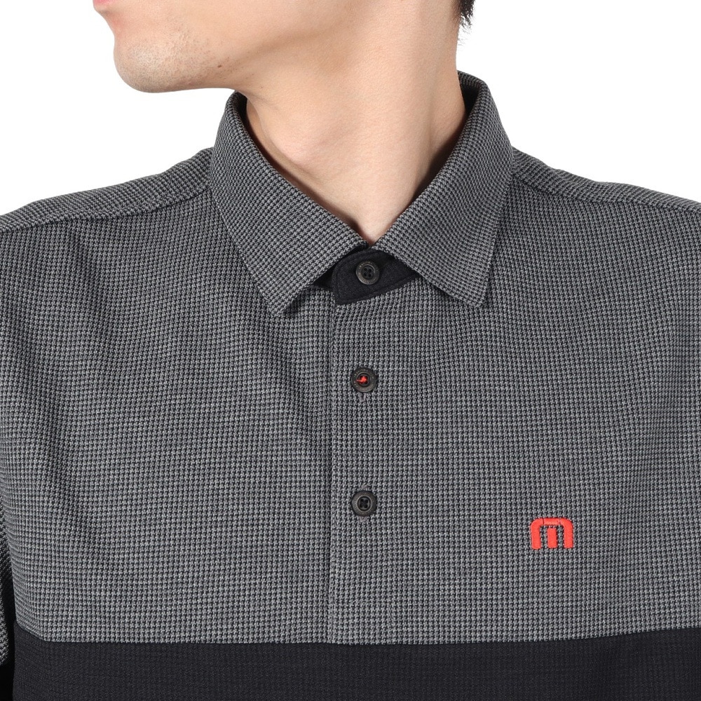 トラヴィスマシュー（Travis Mathew）（メンズ）ゴルフウェア 半袖 ハウンドトゥース ポロシャツ 7AM054-0GPN