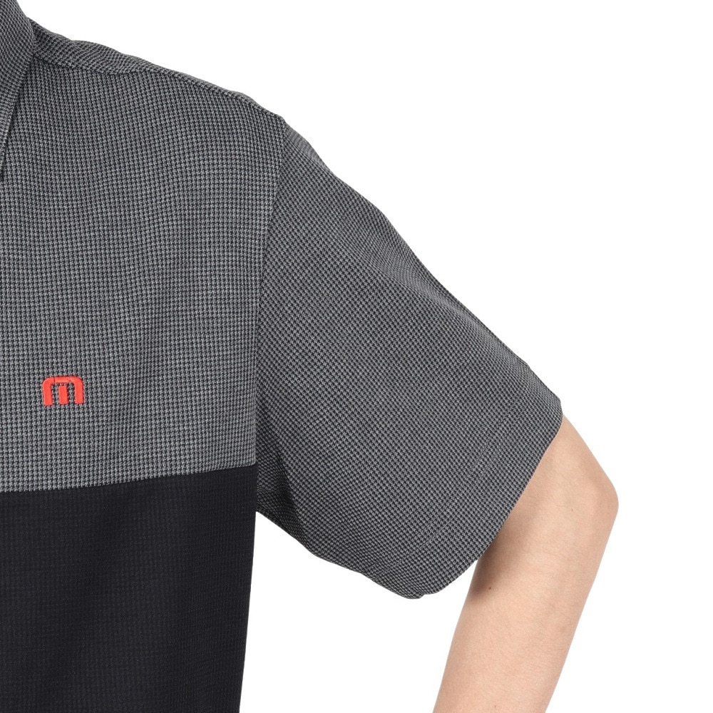 トラヴィスマシュー（Travis Mathew）（メンズ）ゴルフウェア 半袖 ハウンドトゥース ポロシャツ 7AM054-0GPN
