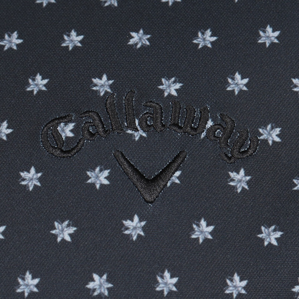 キャロウェイ（CALLAWAY）（メンズ）ゴルフウェア ミニフラワープリント ハイゲージ鹿の子半袖シャツ C25234102-1010