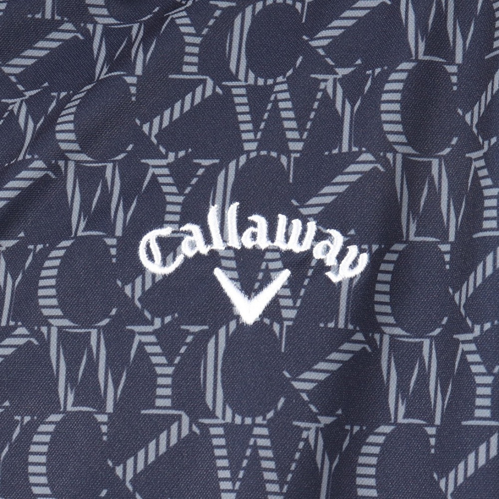 キャロウェイ（CALLAWAY）（メンズ）ゴルフウェア 吸汗速乾 ロゴプリント 鹿の子 半袖 ポロシャツ C25234103-1120