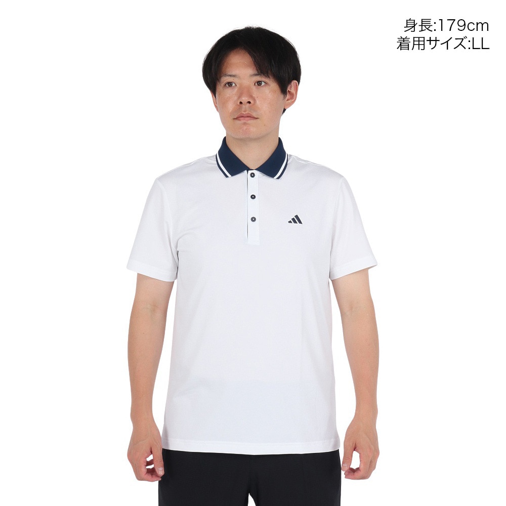 アディダス（adidas）（メンズ）ゴルフウェア U365T TK 半袖ポロシャツ JTX60-IW1471W