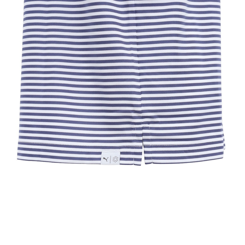 プーマ（PUMA）（メンズ）ゴルフウェア PURE STRIPED 半袖 ポロシャツ 629950-03