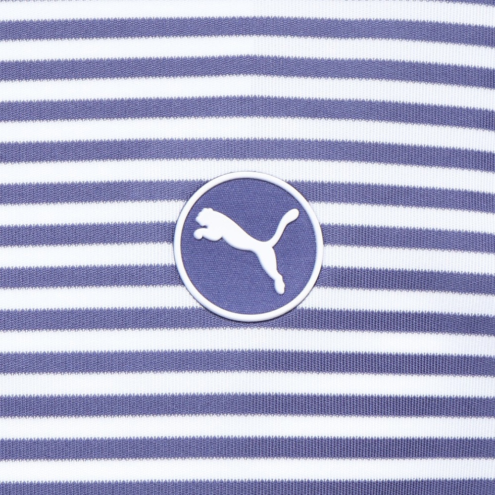 プーマ（PUMA）（メンズ）ゴルフウェア PURE STRIPED 半袖 ポロシャツ 629950-03
