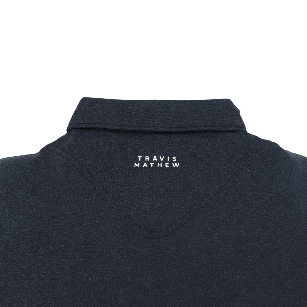 トラヴィスマシュー（Travis Mathew）（メンズ）ゴルフウェア カラット チェストライン半袖ポロシャツ 7AM056-0BLK