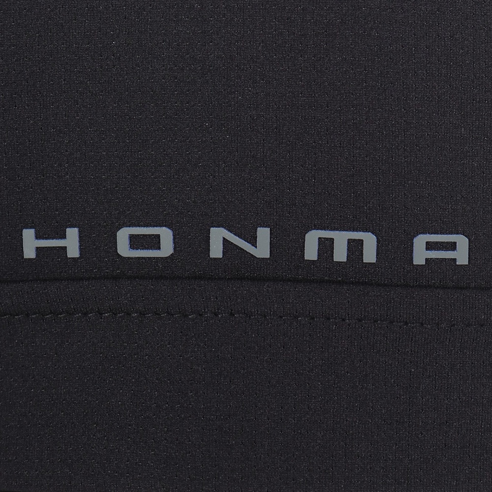 本間ゴルフ（HONMA）（メンズ）ゴルフウェア 吸汗速乾 半袖 ポロシャツ POLO BK