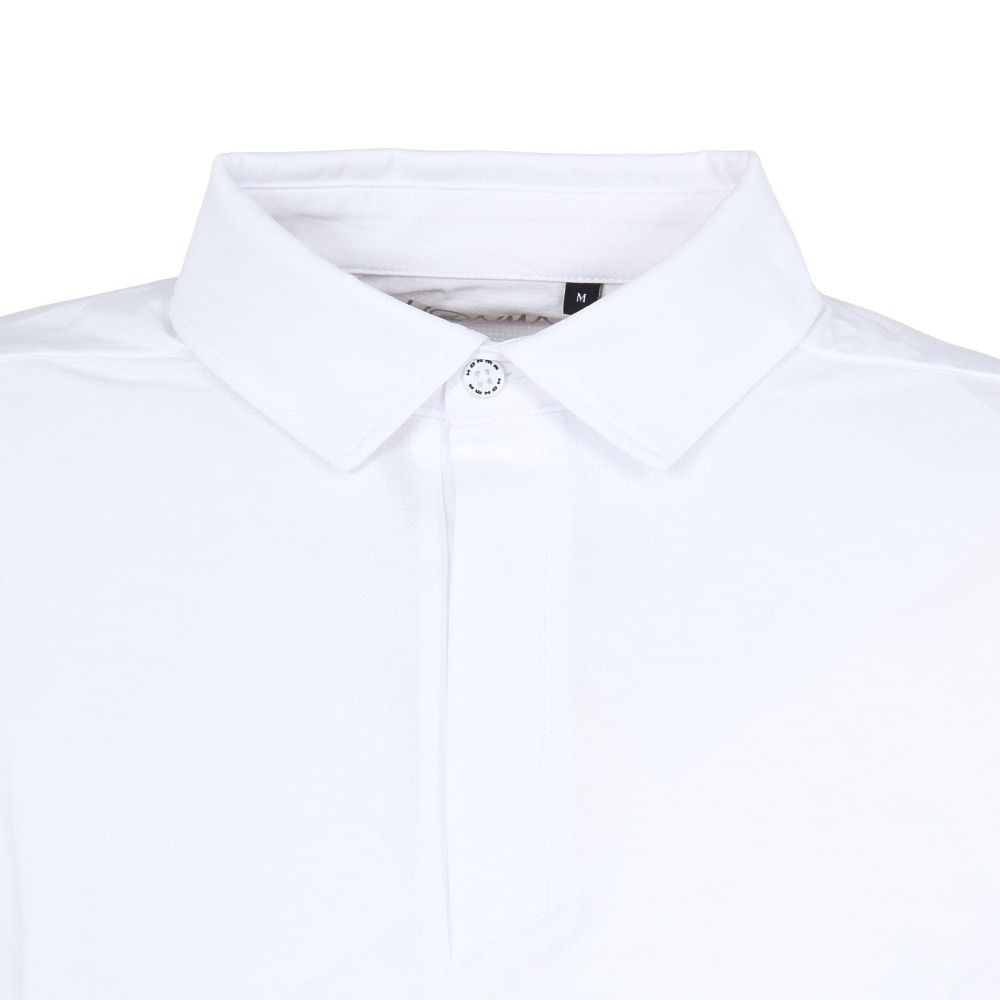 本間ゴルフ（HONMA）（メンズ）ゴルフウェア 吸汗速乾 半袖 ポロシャツ POLO WH